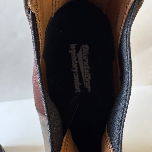 Mens Blundstone Classic 585 Leather Chelsea Boot Rustic Brown US 10 AUS/UK 9 - Picture 3 of 10